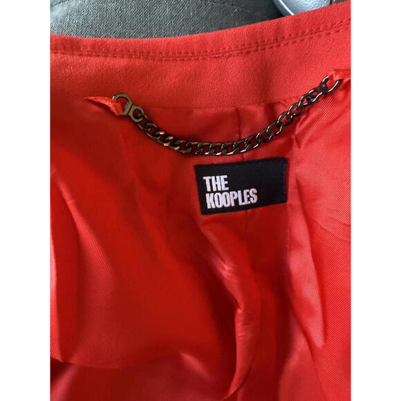 The Kooples New Red Blazer Jacket, FR 38/US 4 - Picture 4 of 6